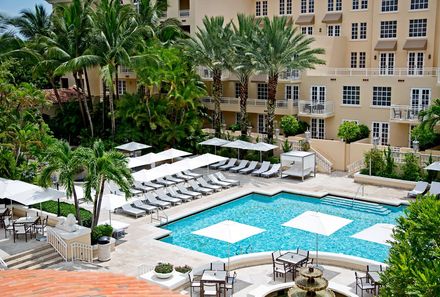 Florida Rundreise mit Kindern - Miami JW Marriott Turnberry - Pool