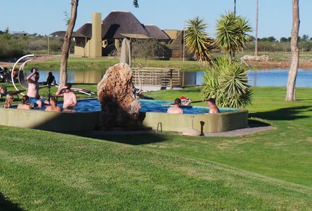 Namibia for family - Lapa Lange Game Lodge - Pool