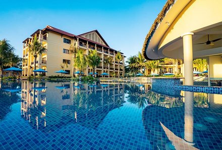 Vietnam Familienreise Verlängerung - Vietnam for family - Pandanus Resort Pool
