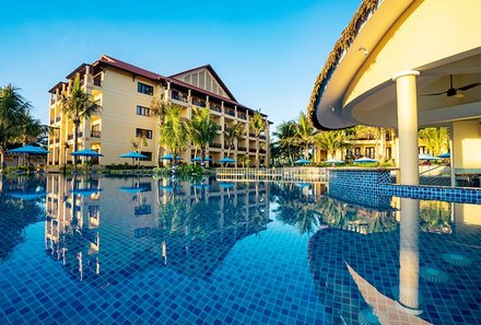 Vietnam Familienreise Verlängerung - Vietnam for family - Pandanus Resort - Pool