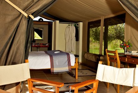 Kenia Familienreise - Kenia for family - Voyager Ziwani Camp - Zimmer