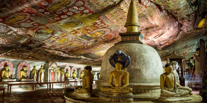 Sri Lanka Familienreise - Sri Lanka for family - Dambulla Rock Cave Tempel
