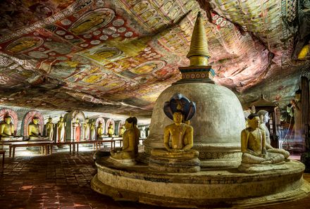 Sri Lanka Familienreise - Sri Lanka for family - Dambulla Rock Cave Tempel