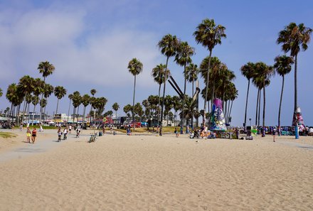 USA Reise mit Kindern Erfahrungen und Tipps - Santa Monica Promenade