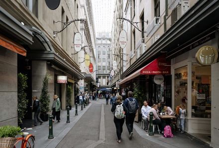 Australien for family - Australien Familienreise - Melbourne Degraves Street
