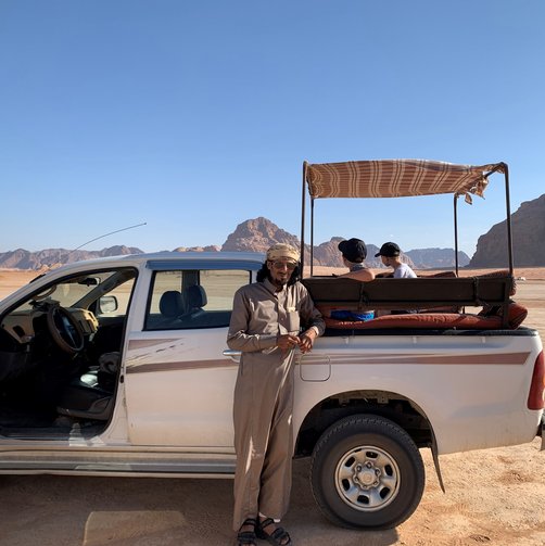 Urlaub in Jordanien Erfahrungen - Familienreise in Jordanien - Jeep Wadi Rum