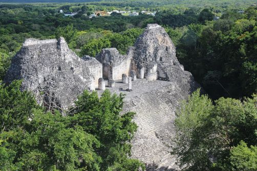 Familienurlaub Mexiko - Maya-Tempel