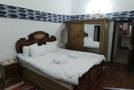Usbekistan for family - Feruzkhan Hotel - Schlafzimmer