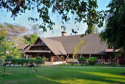 Tansania Familienreise - Tansania for family - Arumeru Lodge Außen