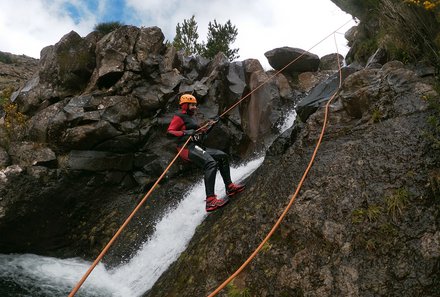 Madeira Familienreise - Madeira for family individuell - Canyoning Abseilen