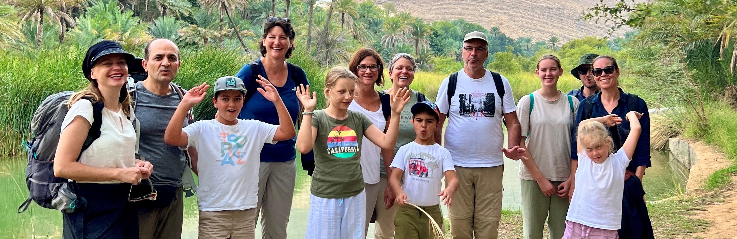 Eltern-Kind-Reisen - Eltern-Kind-Urlaub - Gruppe im Oman
