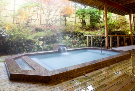 Japan for family individuell - Fuji View Hotel - Heiße Quelle