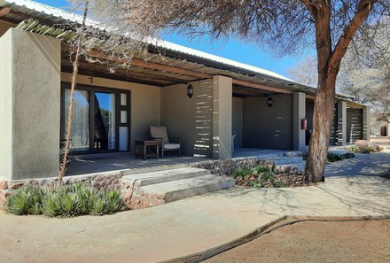 Namibia mit Kindern - Namibia for family - Otjiwa Safari Lodge - Außenansicht
