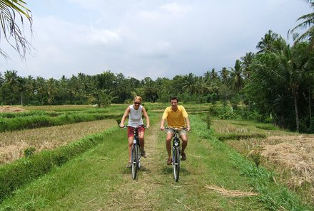 Bali mit Kindern - Yoga Familienurlaub auf Bali - Fahrradtour