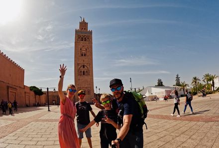 Familienreise Marokko - Marokko for family individuell - Familie in Marrakesch