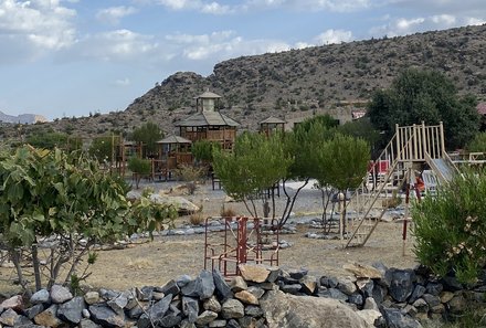 Oman mit Jugendlichen - Oman Family & Teens - Jebel Shams - Sama Heights Resort & Spa - Spielplatz
