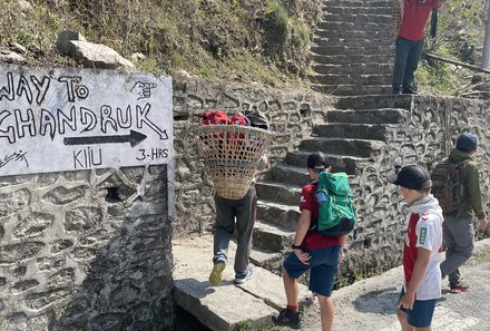 Nepal mit Kindern - Nepal Trekking mit Kindern - Ghandruk Trekking