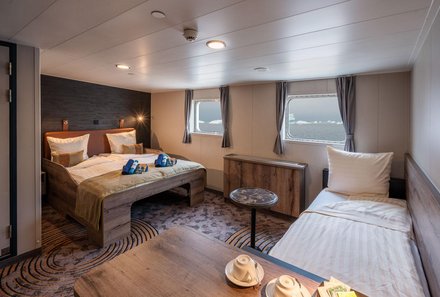 Familienreise Arktis - Arktis Reise mit Jugendlichen - MS Plancius - Superior Zimmer