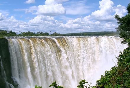 Botswana Familienreise - Botswana for family individuell - Victoria Falls Ausblick