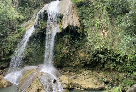 Kuba Mietwagenreise mit Kindern - Kuba for family - Wasserfall bei Soroa