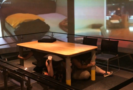 Japan for family - Zentrum für Zivilschutzübungen - Erdbebensimulation