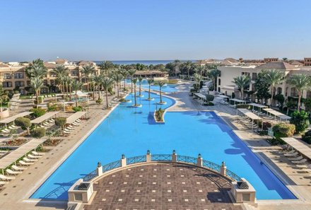 Familienreise Ägypten - Ägypten for family - Jaz Aquamarine Resort - großer Pool