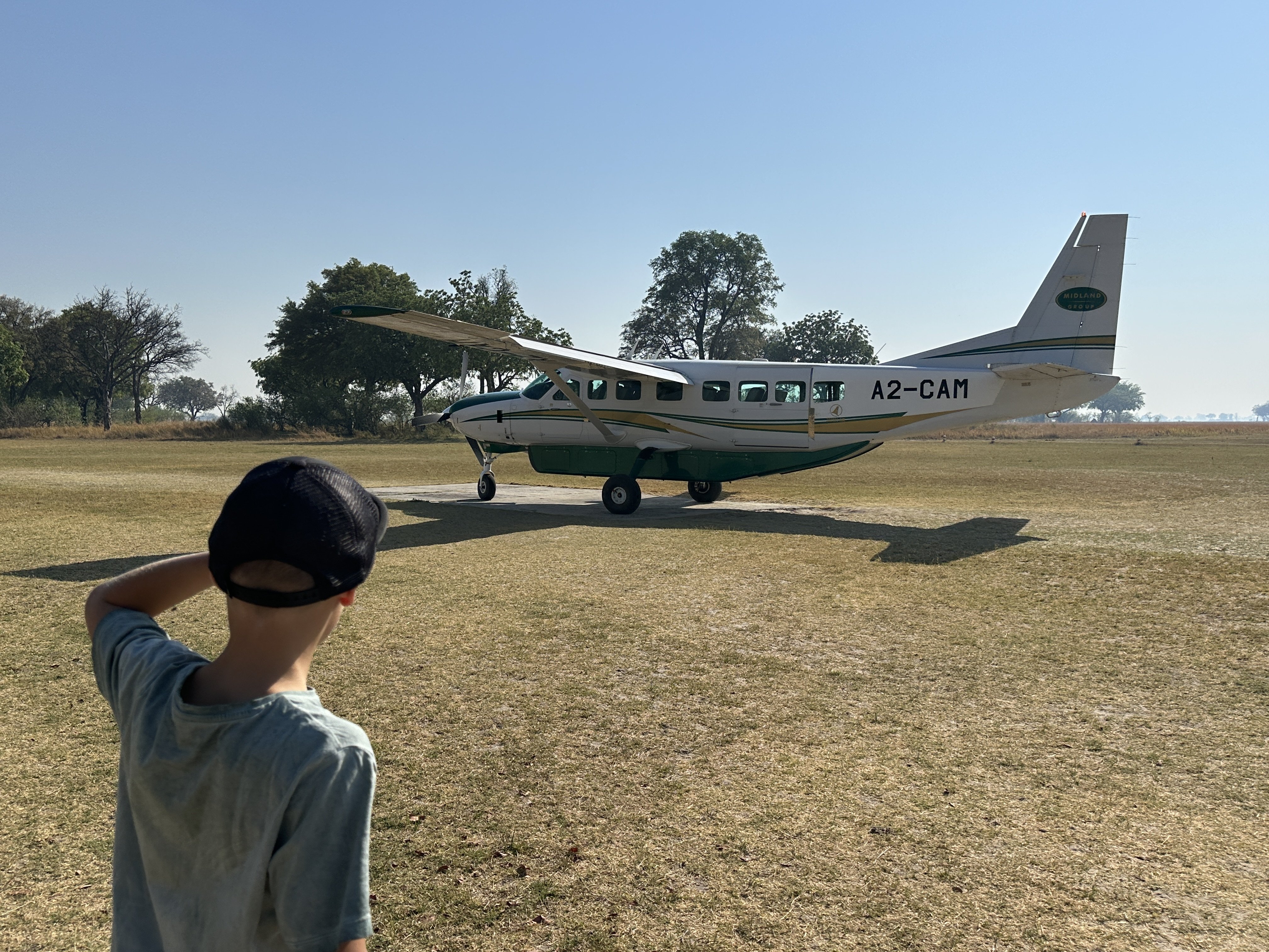 Botswana Flug-Safari mit Kindern - Botswana Rundreise mit Kindern - Kleinflugzeug