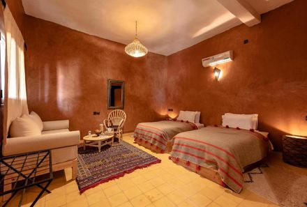 Familienreise Marokko - Marokko For Family - Unterkünfte - Kasbah Sahara Services Hotel - Zimmer