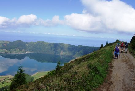 Azoren Familienreise - Azoren for family - Wanderung zum Sete Cidades