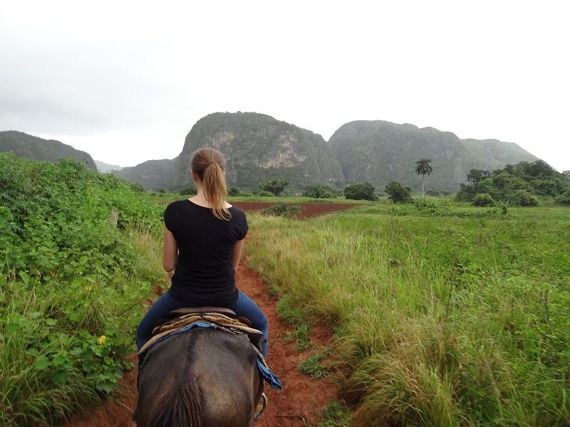 Kuba mit Kindern - Reitausflug Vinales Tal