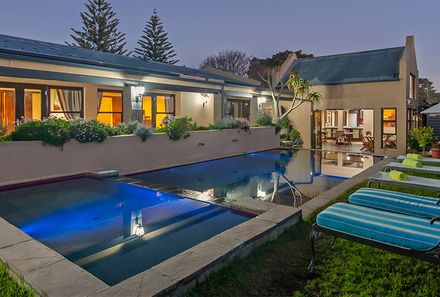 Garden Route Familienreise - Familiensafari plus - Hermanus Aloe Guest House - Pool