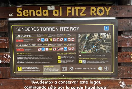 Patagonien Family & Teens - El Chalten - Fitz Roy Schild