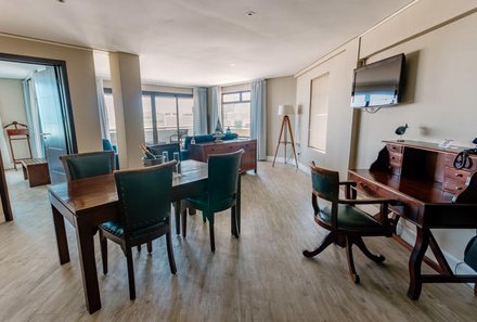 Namibia for family - Beach Hotel Swakopmund - Aufenthaltsraum