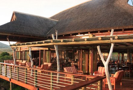 Familienreise Garden Route - Familiensafari zum Bestpreis - Game Lodge Restaurant