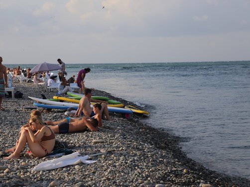 Georgien Familienurlaub - Urlaub mit Kindern in Georgien - Strand von Batumi