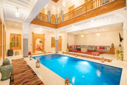 Familienreise Marokko - Marokko for family Deluxe - Riad Atlas Palace - Pool