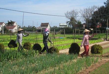 Vietnam for family individuell - Tra Que Herbal Village - Einheimische
