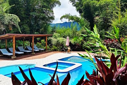 Galapagos Familienreise - Galapagos for family - Huasquila Lodge - Pool