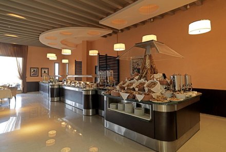 Marokko for family - Marokko Familienreise mit Kindern - Atlas Essaouira Riad Resort - Buffet im Hotel
