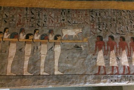 Familienreise Ägypten - Ägypten for family - Wandmalereien im Tal der Könige