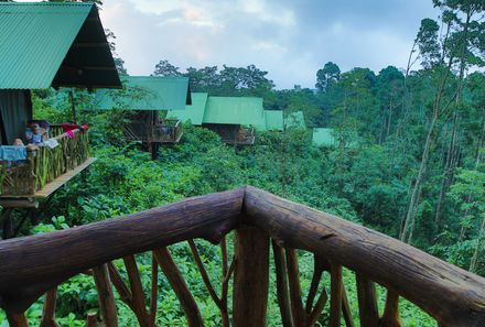 Costa Rica mit Kindern - Blick von der Terrasse