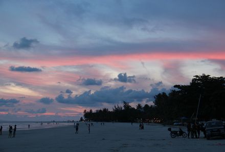 Malaysia mit Teenagern - Langkawi Island Strand Sonnenuntergang