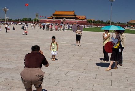 China mit Kindern - China for family - Menschen in der verbotenen Stadt