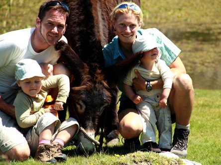 Fernreisen mit Kindern - Familienreise Eselwanderung - Familie Hutterer