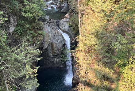 Westkanada for family - Familienurlaub Kanada -  Wasserfall