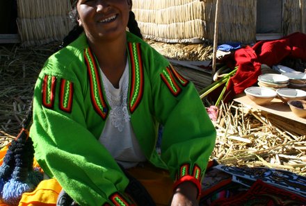 Peru mit Jugendlichen - Peru Erlebnisreise für Familien - Einheimische mit traditioneller Kleidung