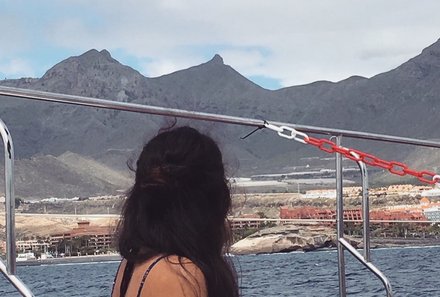 Teneriffa Familienurlaub - Teneriffa for family - Bootsausflug - Ausblick Meer