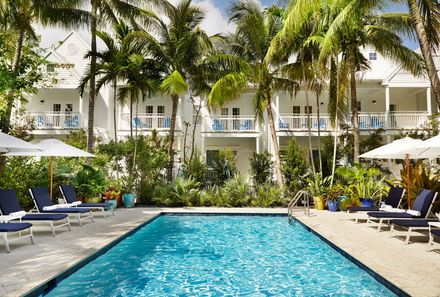 Florida Rundreise mit Kindern - Key West Parrot Key Resort - Pool