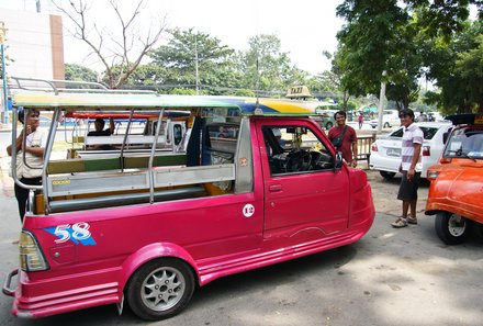 Thailand mit Kindern - Thailand Urlaub mit Kindern - Tuk Tuk in Ayutthaya