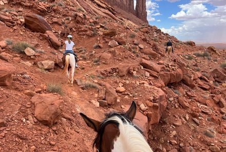 USA Südwesten mit Kindern - USA Westküste for family individuell - Abenteuer im Wilden Westen - Reiten im Monument Valley